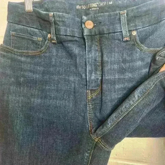 Chico's women's the so lifting crop dark wash jeans Chico size 0.5 - Picture 8 of 12